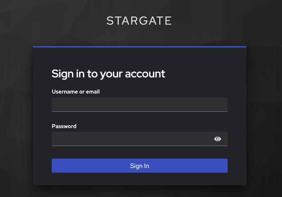Pagina di accesso Keycloak