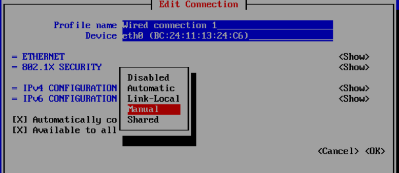 Aggiungi IP Addr