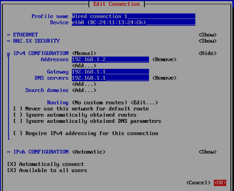 Aggiungi IP Addr